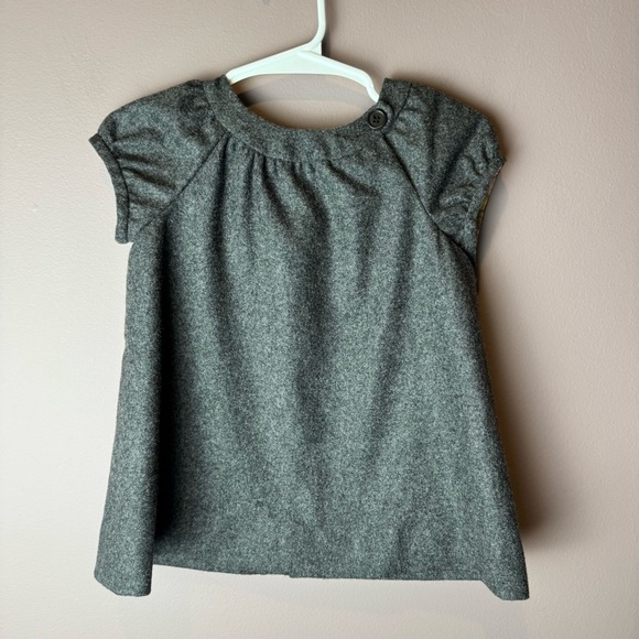 Bonpoint Gray Dress Wool Cashmere - Baby 12M - Picture 2 of 11